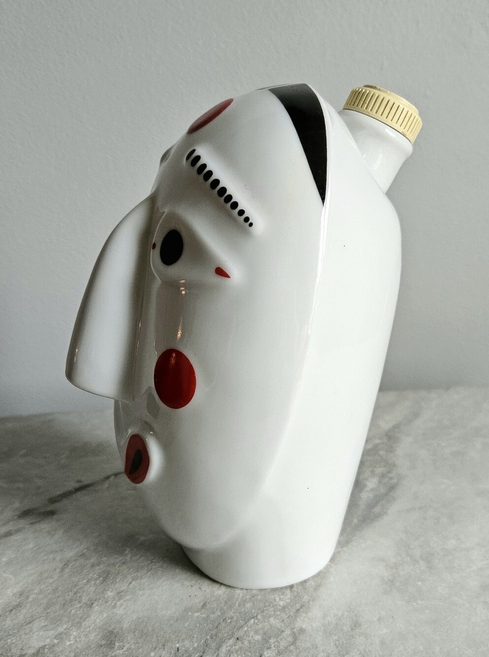 Rare 1988 Jinro Soju Seoul Olympics Ceramic Mask Decanter Bottle - Picture 4 of 15